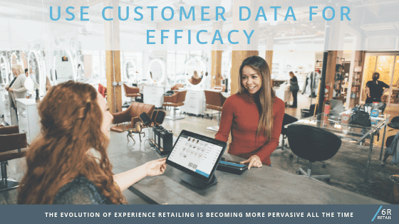 Use customer data for efficacy (‘experience’ not required)