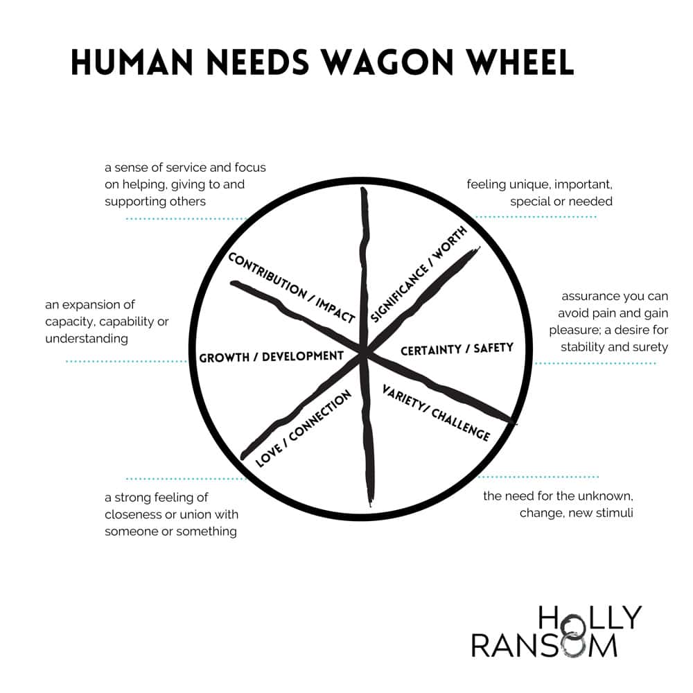 Human Needs Wagon Wheel